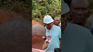 Roads Minister Descends On Contractor Over Poor Attitude Towards Work