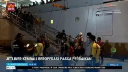 JETLINER BACK IN SERVICE AFTER REPAIRS