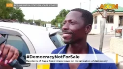 #DemocracyNotForSale: Residents of Cape Coast share views on monetization of democracy - Big Agenda