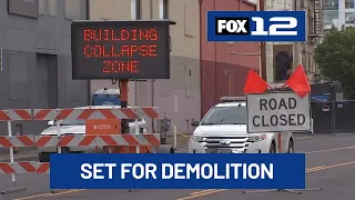 Texts, sirens expected before Centennial Mills demolition on Monday in NW Portland
