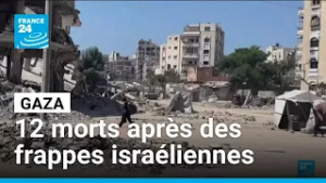 La Défense civile de Gaza annonce que des frappes israéliennes ont fait 12 morts • FRANCE 24