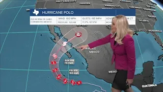 Tropical Storm Gonzalo forms in Atlantic, while Hurricane Polo could help Central Texas