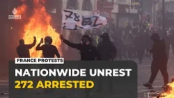 Police confront protesters in Paris: 100 demonstrators arrested in France's capital