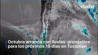 OCTOBER STARTS WITH RAIN: CHECK THE FORECAST FOR THE NEXT 15 DAYS IN TUCUMÁN
