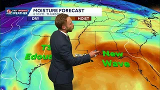 Edouard Roars Ashore, Daily Louisiana Rain Chances Ahead