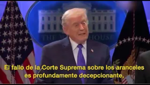 "Mega News" La Corte Suprema anuló los amplios aranceles globales del presidente Donald Trump.