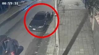 Auto abandonado genera preocupación en Loma Pytã