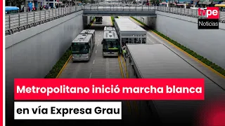 New Metropolitano route! Trial run begins on the renovated Vía Expresa Grau