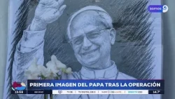 The first image of Pope Leo XIV after the surgery