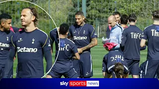 Richarlison and James Maddison back in training ahead of Everton | Open Spurs training session