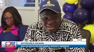 Realtor advocates Responsible Property ownership, appoints ambassador...!