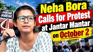 AISA President Neha Bora on Voting Integrity | Jantar Mantar Protest on October 2