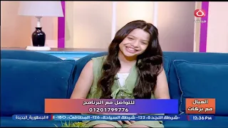 ساندي سامي موهبة تمثيلية تكشف سر حبها للتمثيل وتقدم مشهد على الهواء مباشرة