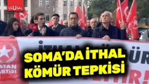 Soma'da ithal kömür tepkisi! Vatan Partisi sahaya indi