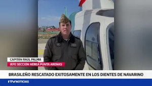 Turista brasileño fue rescatado con éxito en Dientes de Navarino