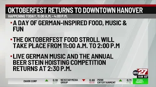 Oktoberfest returns for second year in Hanover today