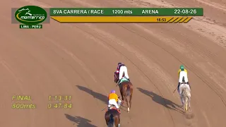 Hipódromo Monterrico - 8va Carrera 22  Agosto 26