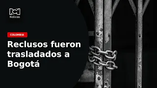20 dangerous inmates transferred from a Barranquilla prison to Bogotá
