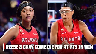 15-PT COMEBACK 🤩 Angel Reese & Allisha Gray FUEL Dream win over Wings | WNBA on ESPN