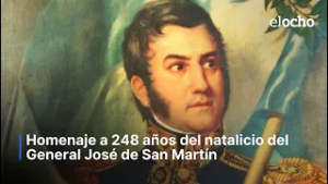 248 AÑOS DEL NATALICIO DEL GENERAL JOSÉ DE SAN MARTÍN