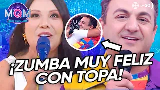 Mande Quien Mande: Zumba was thrilled with Topa's arrival at "MQM" (TODAY)